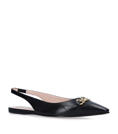 gucci flat shoes white|harrods Gucci flats for women.